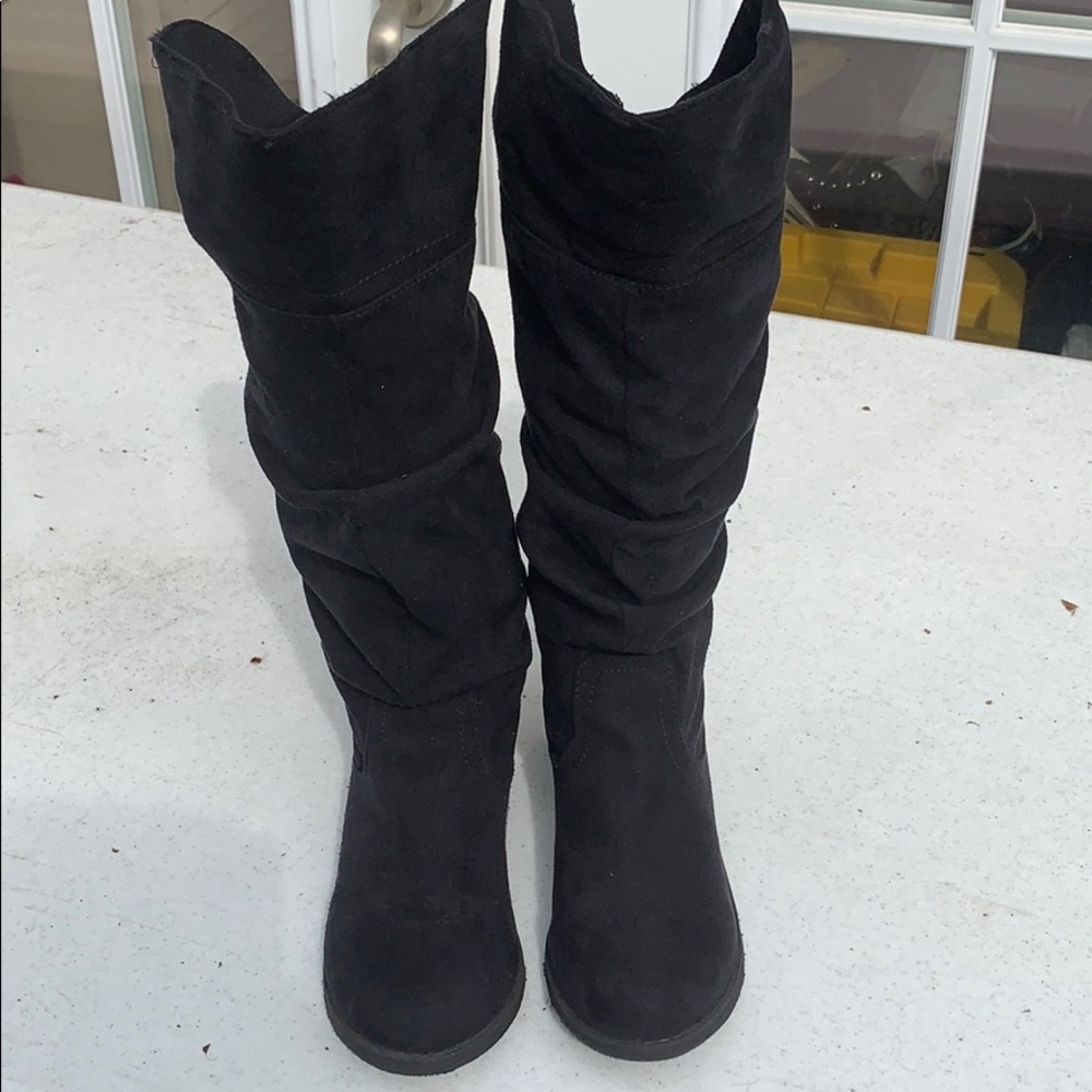 Girls suade boots - Picture 3 of 5